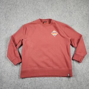 Salty Crew Sweatshirt Women M Red Sink Swim Crewneck Graphic Fleece Pullover